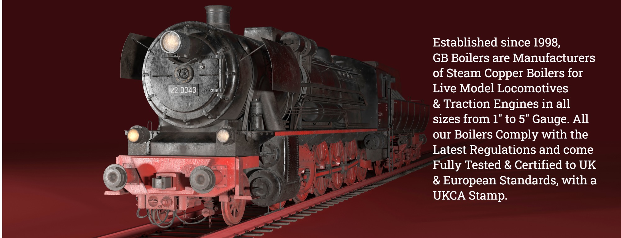 Manufacturers of Copper Boilers for Model Steam Locomotives & Traction Engines